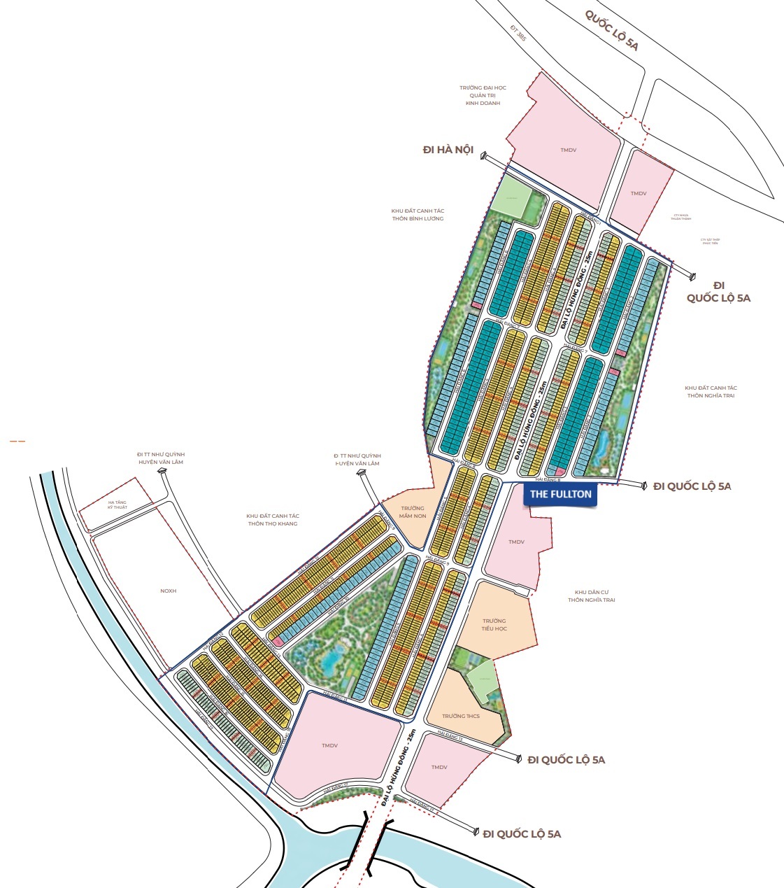 Mặt bằng The Fullton Capitaland Hưng Yên
